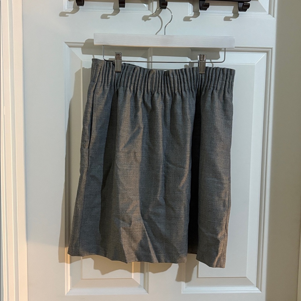 J. Crew Light Grey Mini Skirt